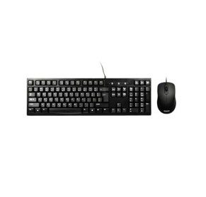 Port Black Wired Keyboard & Mouse Combo